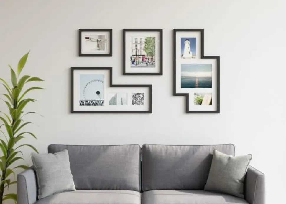 Zestaw ramek do zdjęć Mingle czarne