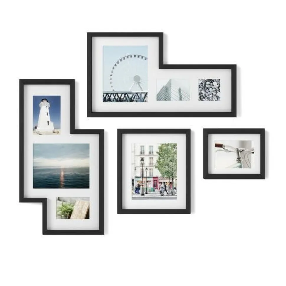 Zestaw ramek do zdjęć Mingle czarne