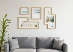 Zestaw ramek do zdjęć Mingle naturalne