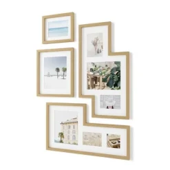 Zestaw ramek do zdjęć Mingle naturalne