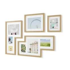 Zestaw ramek do zdjęć Mingle naturalne