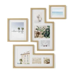 Zestaw ramek do zdjęć Mingle naturalne