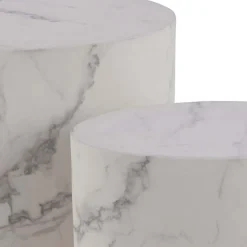 Zestaw stolików kawowych Mice biały