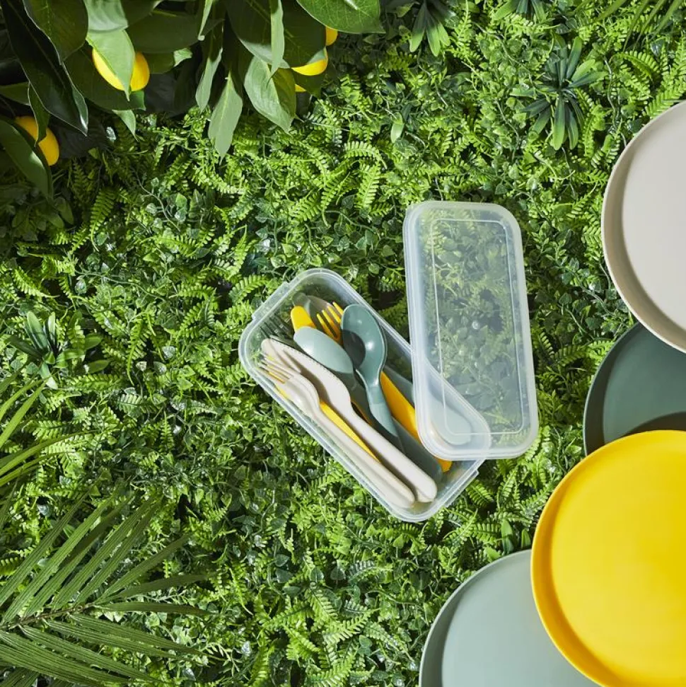 Zestaw sztućców piknikowych na 4 osoby