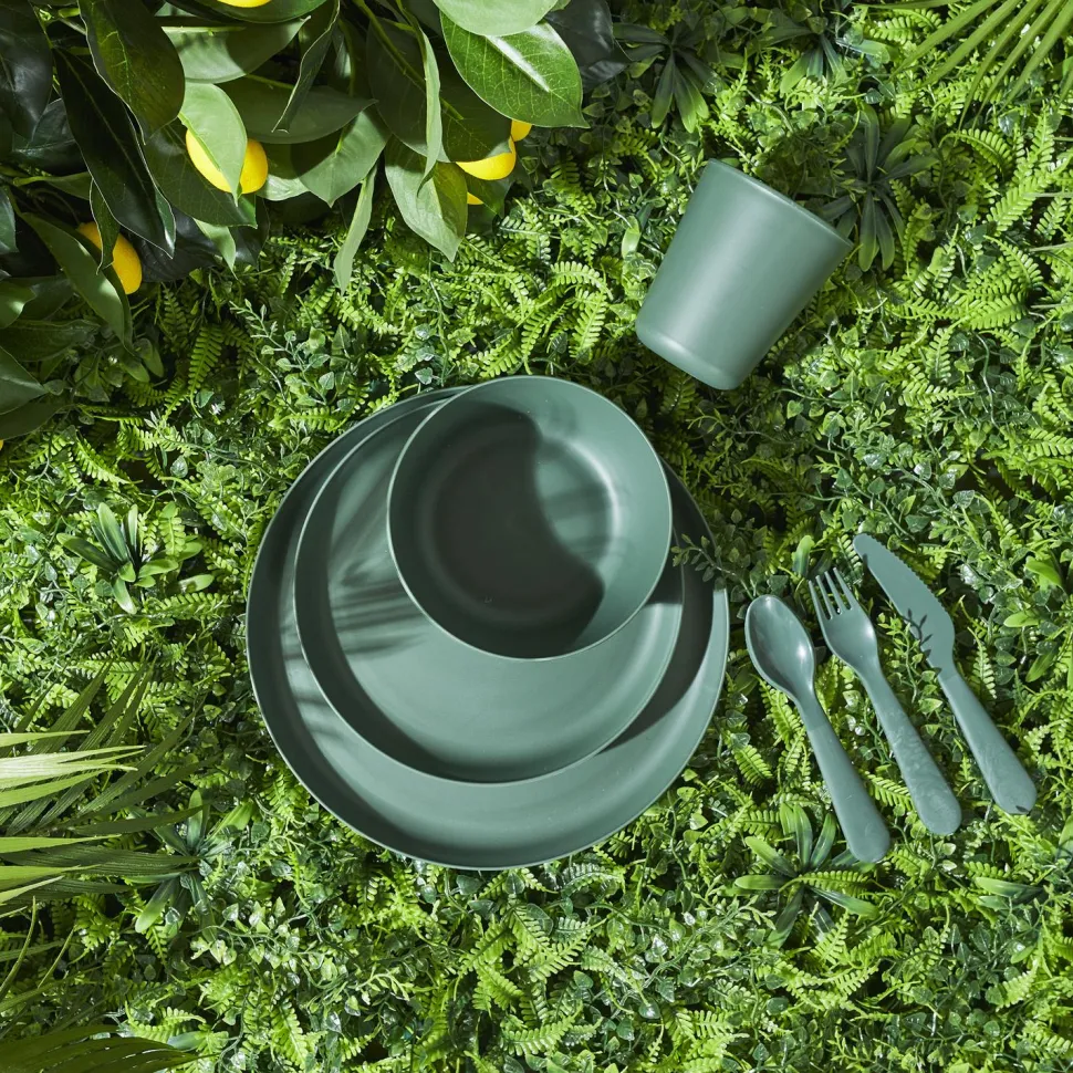 Zestaw sztućców piknikowych na 4 osoby