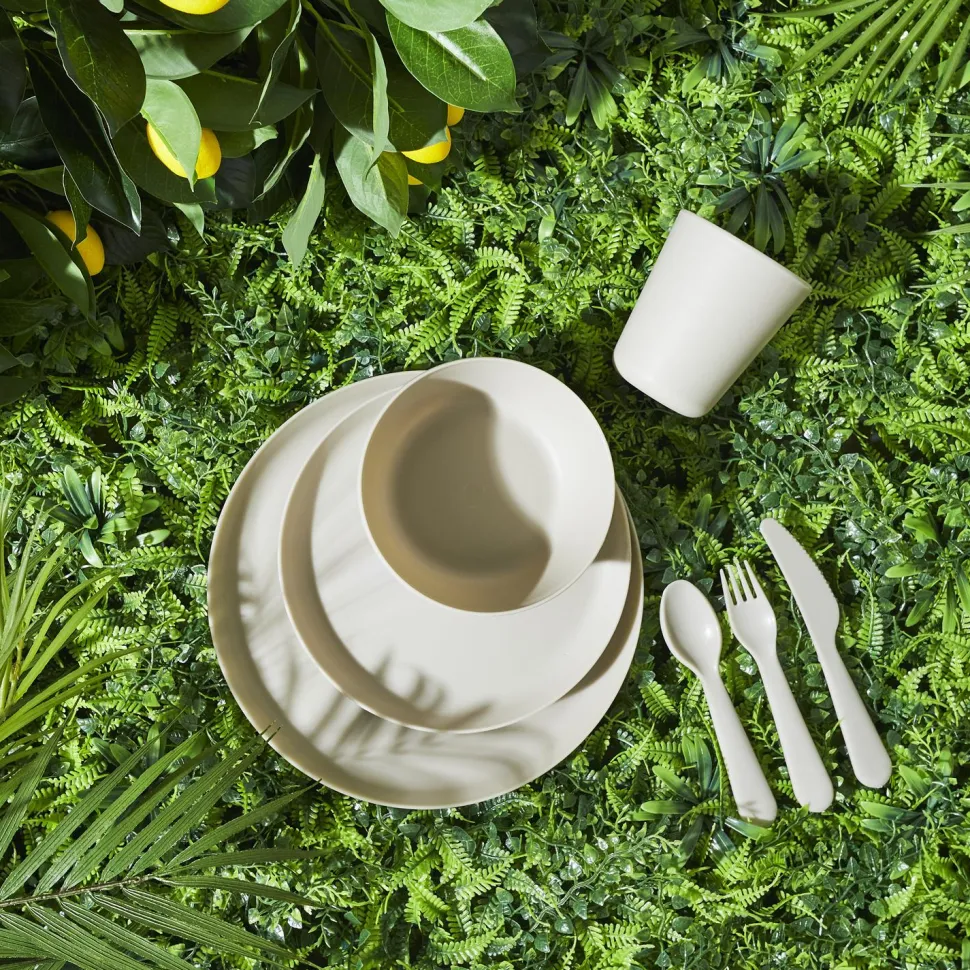 Zestaw sztućców piknikowych na 4 osoby