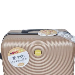 Zestaw trzech walizek Beżowy