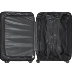 Zestaw trzech walizek Beżowy