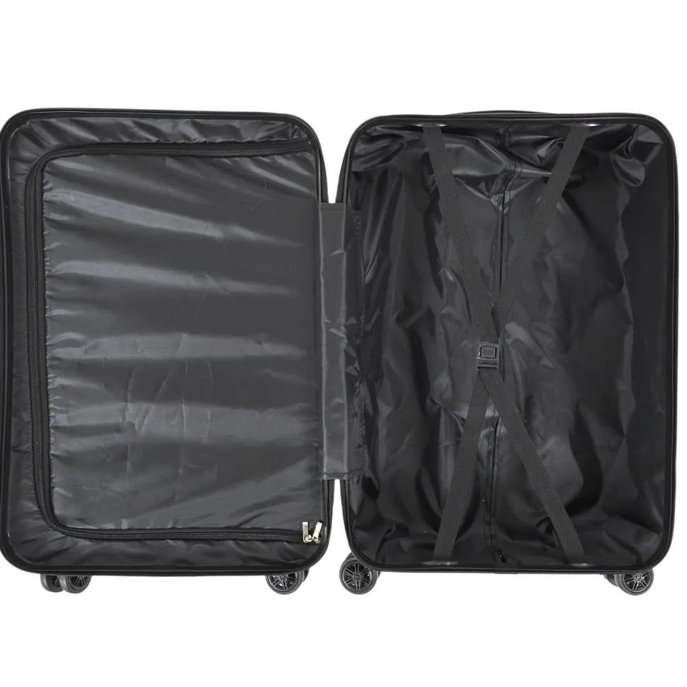 Zestaw trzech walizek Beżowy